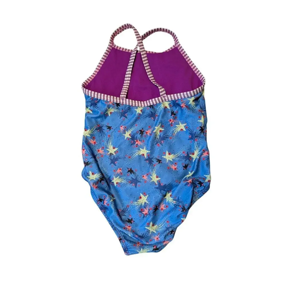 DOLFIN, Dolfin Uglies; girls one piece swim suit. size 12; Stargazer print